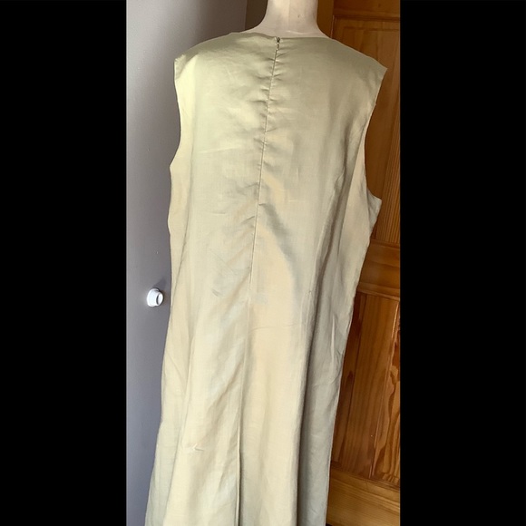 TAN FULLY LINED WHY NY DRESS - Picture 5 of 7